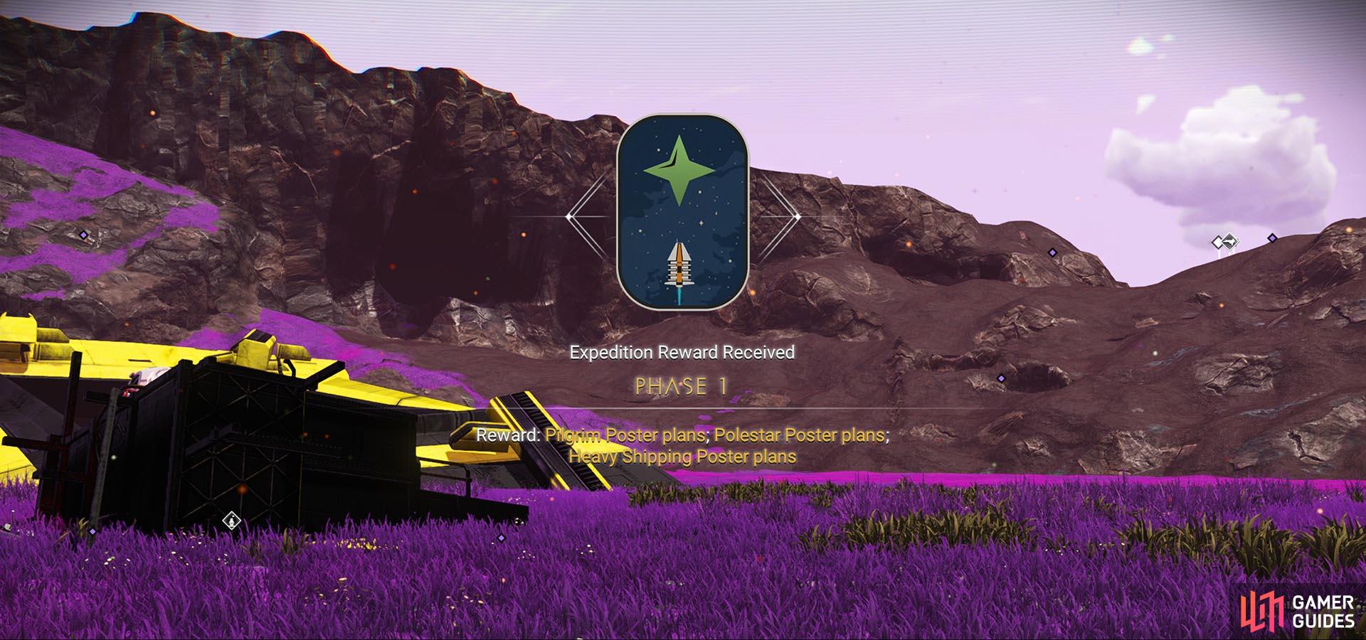 Unlocked rewards in the expedition can be used in any of NMS's modes.