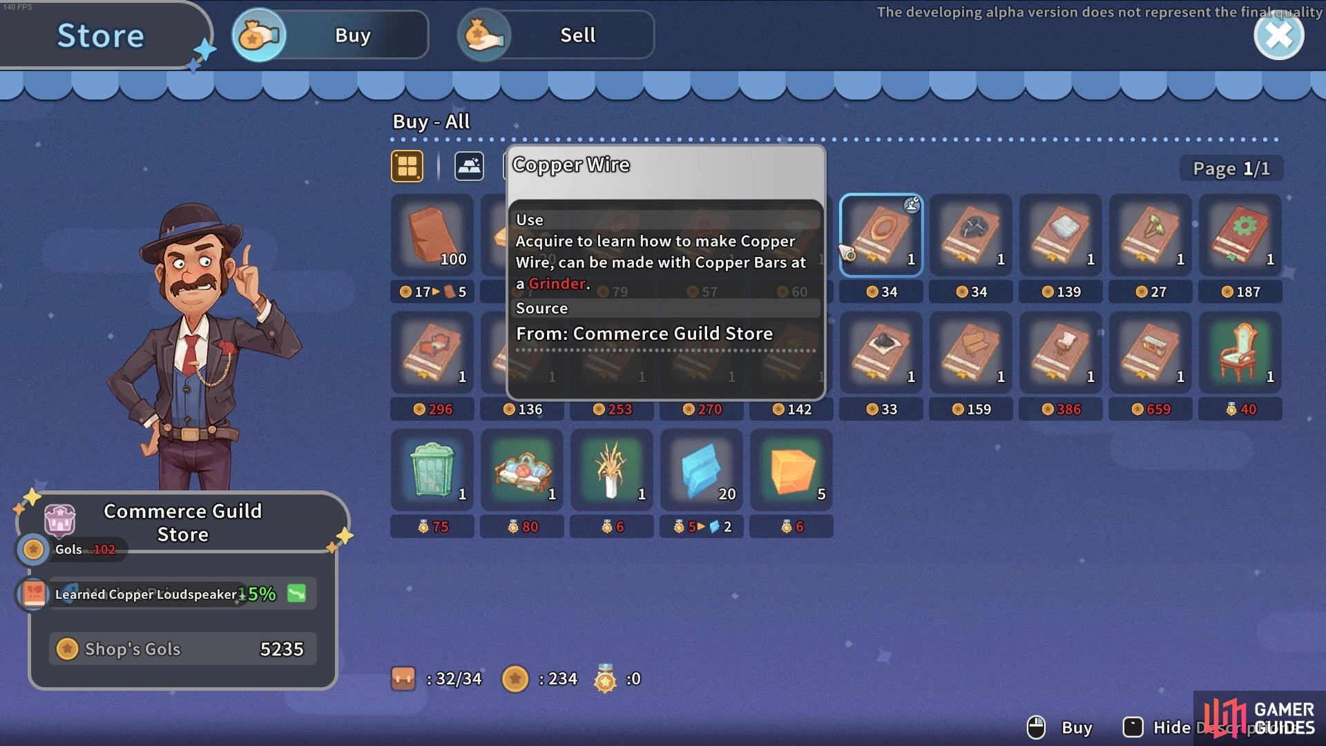 You'll first need to purchase the recipe from the Commerce Guild Shop