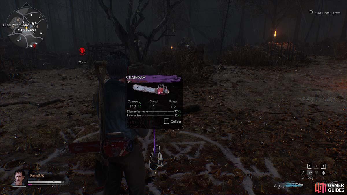 and this star-spangled chainsaw is guarded by a demonic portal.