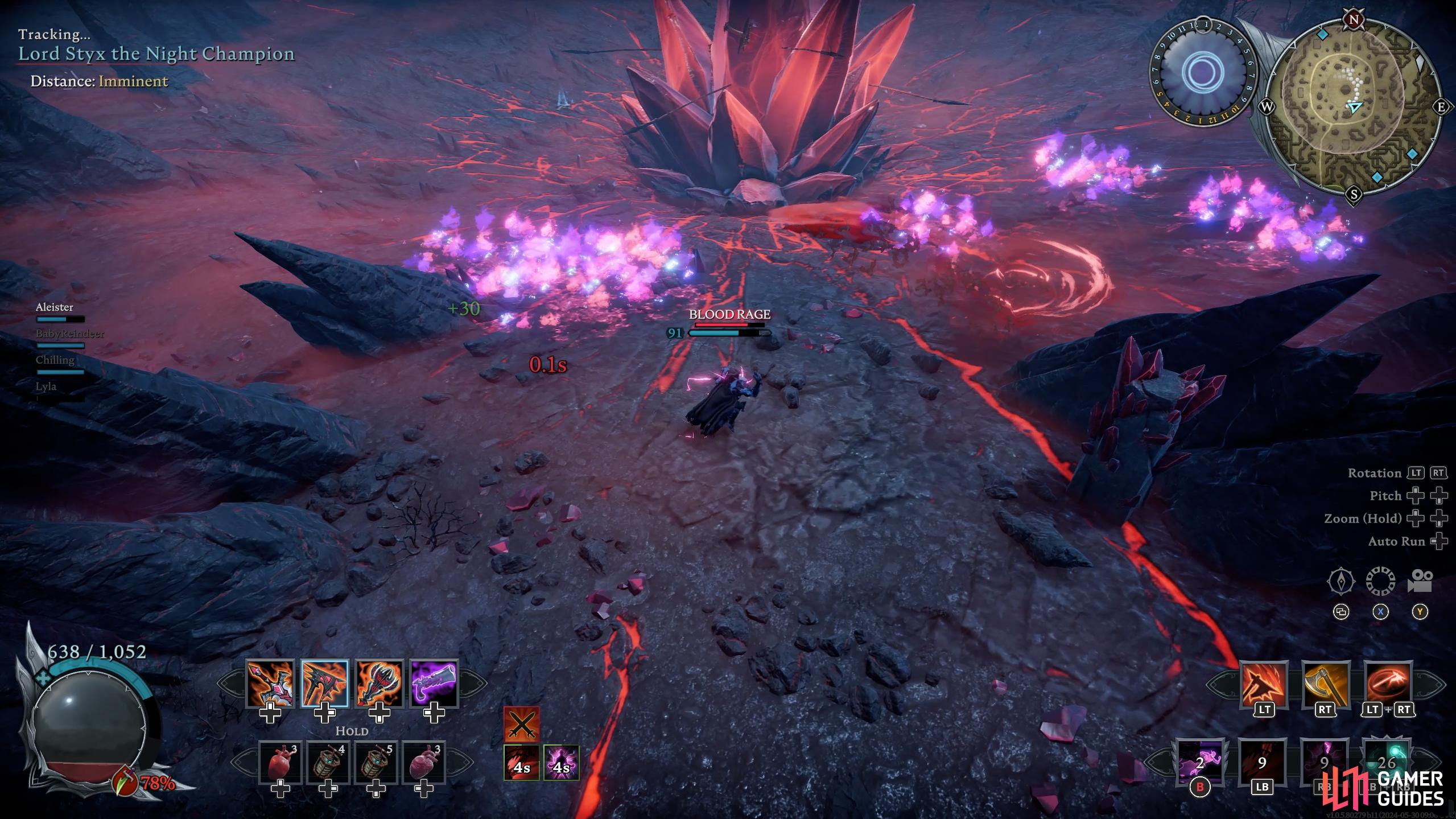 Chaos Bolts: These will leave behind puddles of Chaos energy that will damage you.