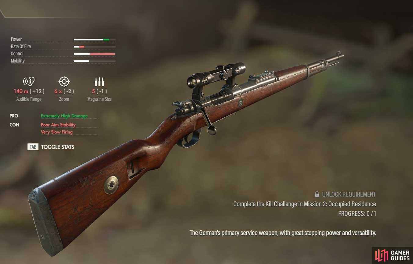 The Karabiner 98 is another Axis weapon that leaves a lot to be desired.