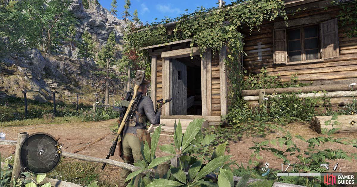 In the south western corner of the map you will find this cabin where the workbench lies beneath.