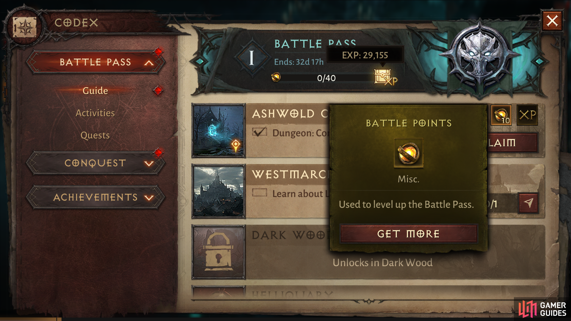 Ended day 1 of Diablo Immortal at level 38, with 3 legendary items and 19.5  on the Battle Pass. What a great game! I'm glad to have a launch day  account. How