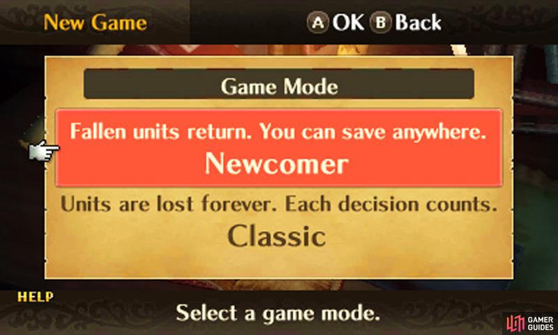 Newcomers to Fire Emblem should begin with Casual (aka Newcomer). If you enjoy being on the edge of your seat, pick Classic.