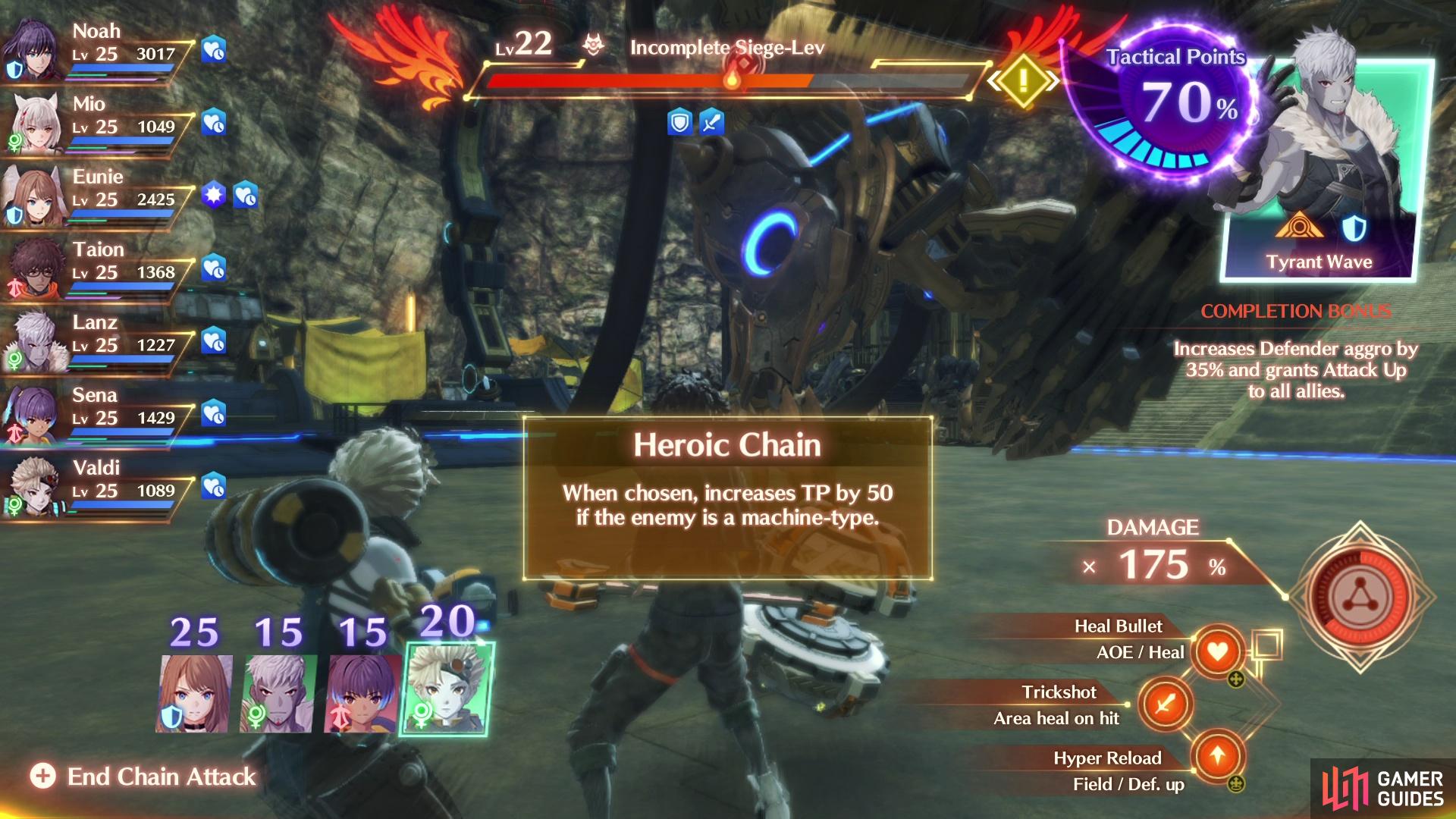 make liberal use of Chain Attacks to restore your HP.