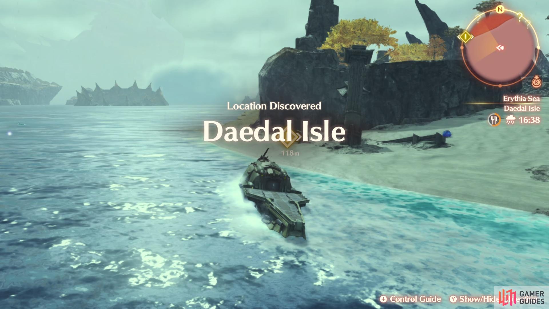 Head to Daedal Isle for challenge t wo