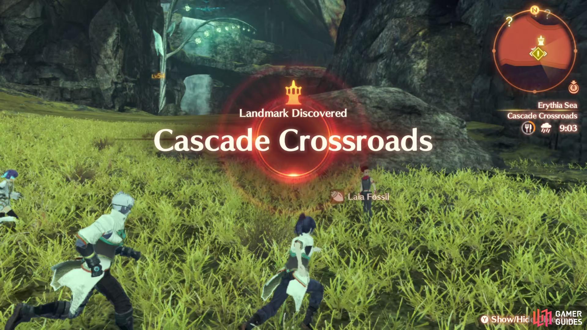The final challenge takes place at the Cascade Crossroads