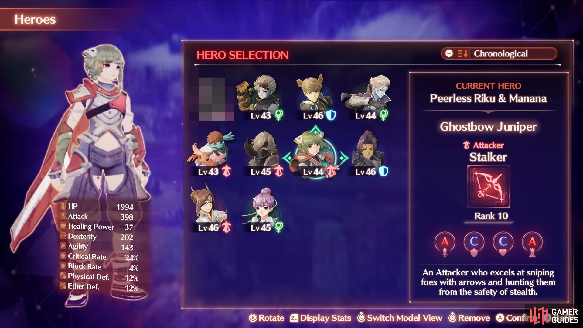 Xenoblade Chronicles 3 Hero and Class Guide