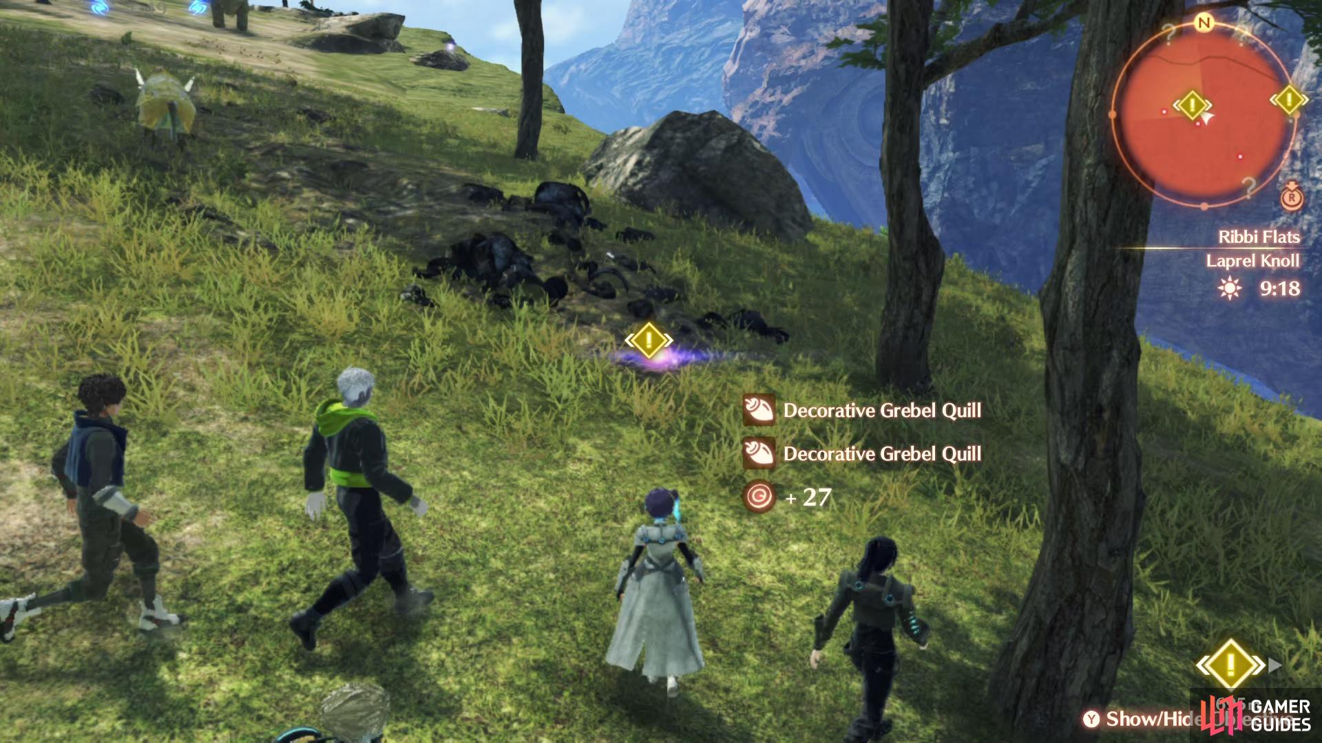 defeat the enemies nearby and claim the Levnis Endoskeleton.