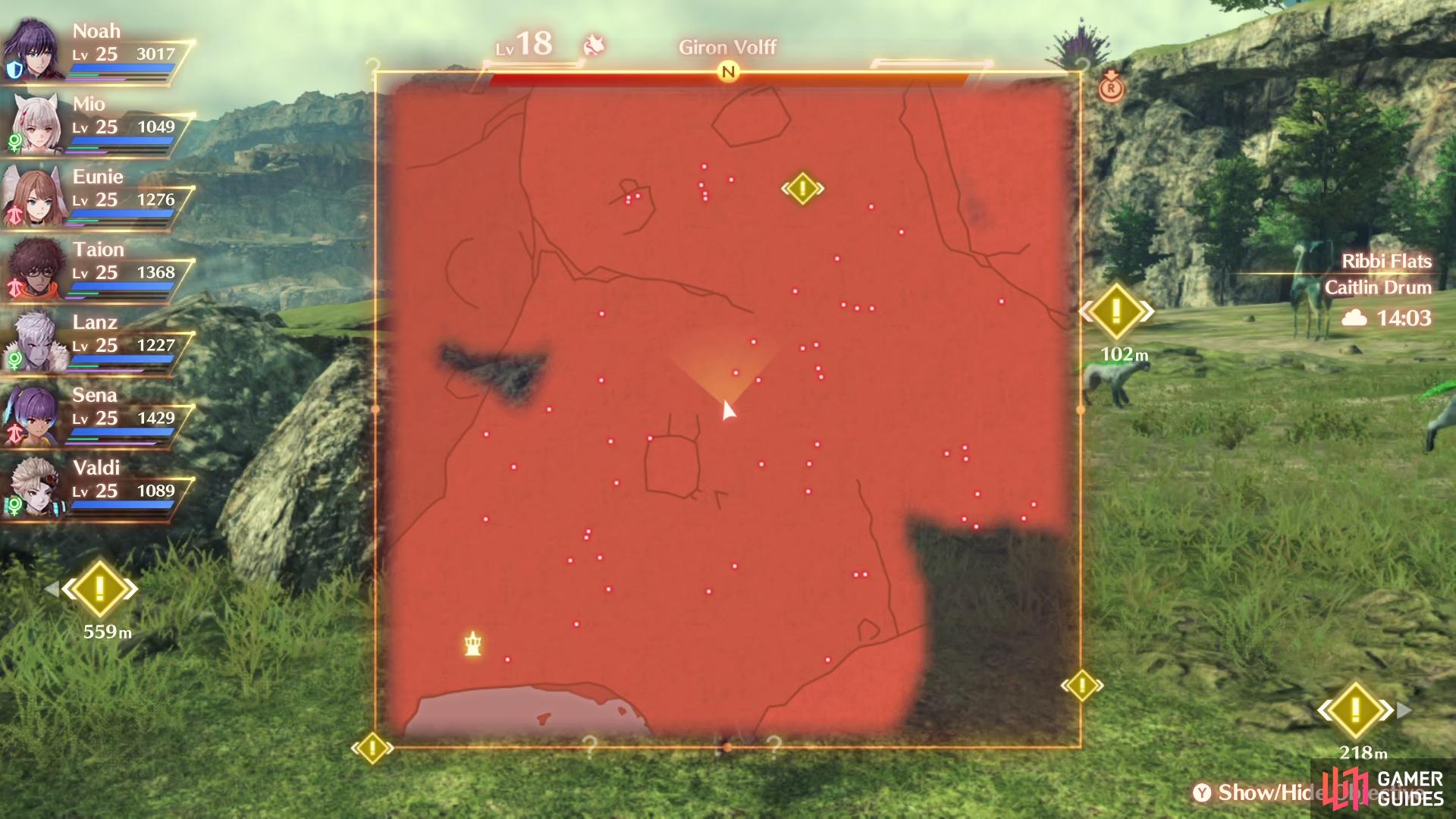 Head directly south from where you start the Quest
