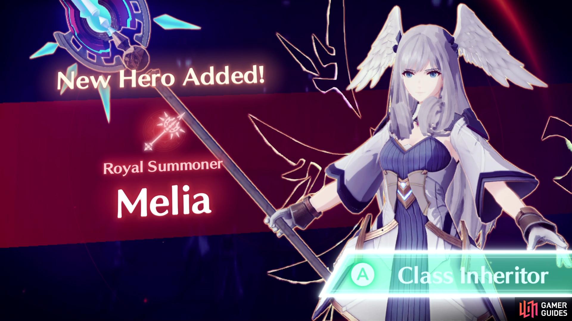 this will unlock Melia and the Royal Summoner Class.