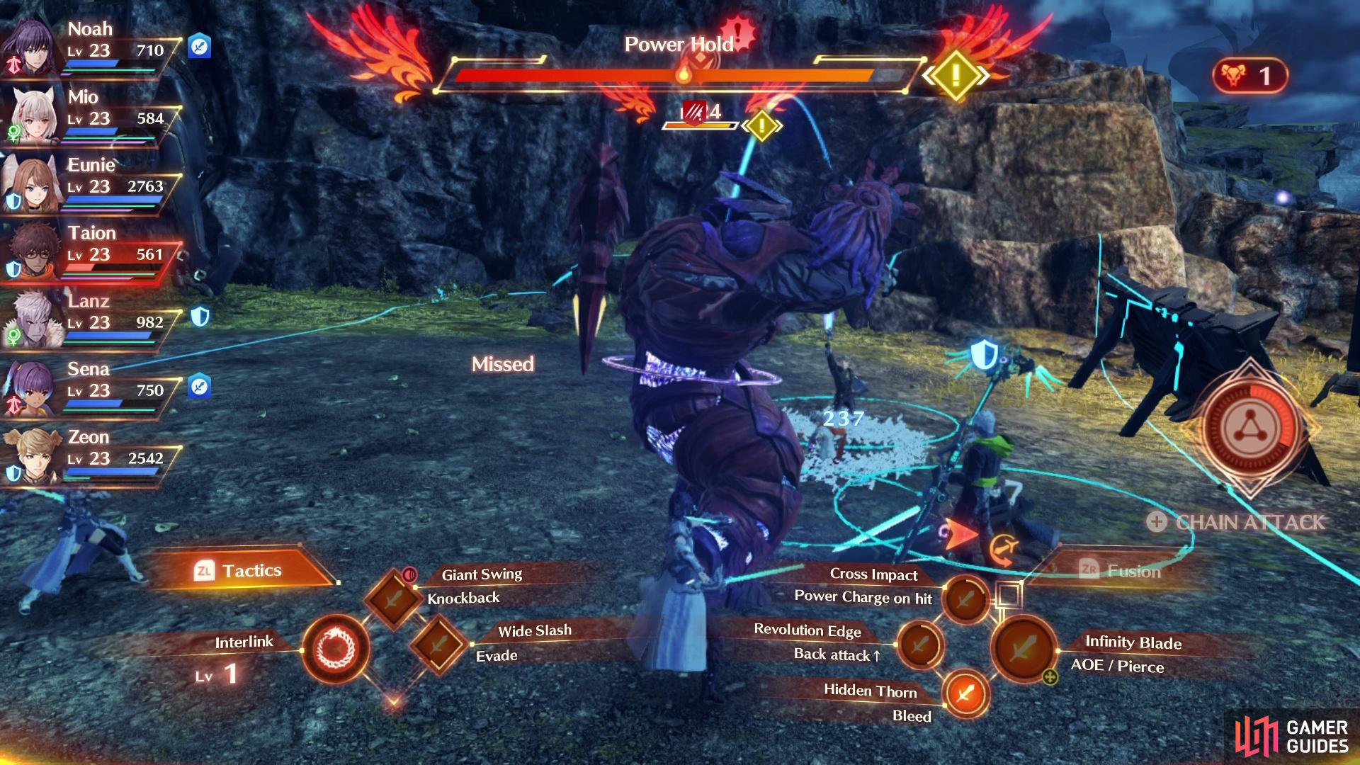 Power Hold can deal major damage to a single target unless you knock a character out of it