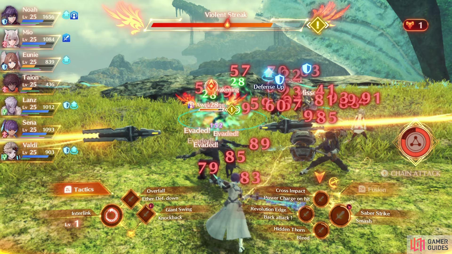 Gray's Violent Streak is devastating if you're not at the same level as him