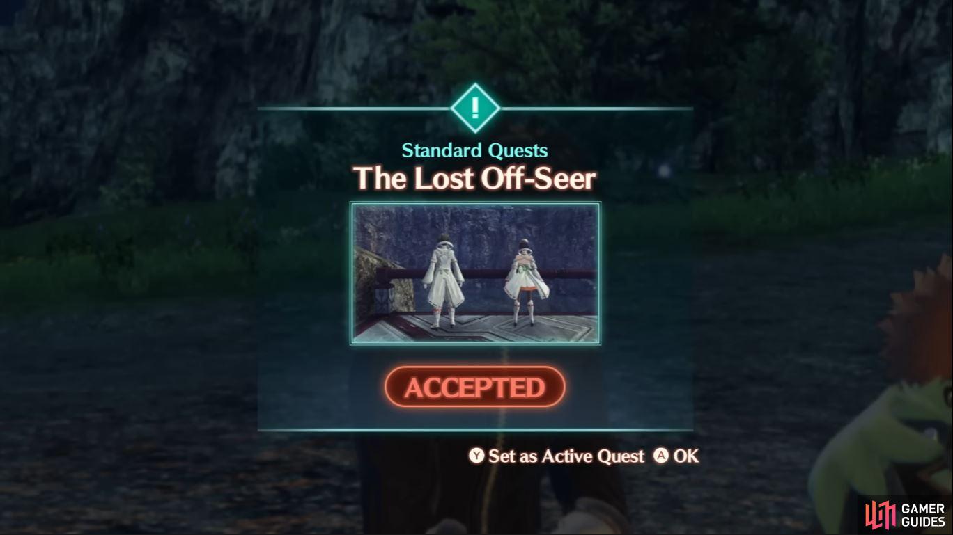 Standard Quests can be accepted from various NPCs across the map. (Credit: Nintendo Xenoblade Chronicles 3 Trailer)