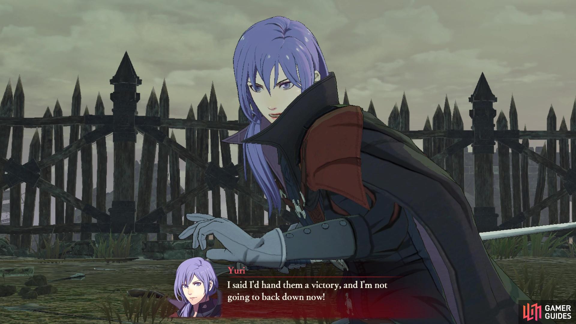 Yuri has no relation in actually recruiting Byleth