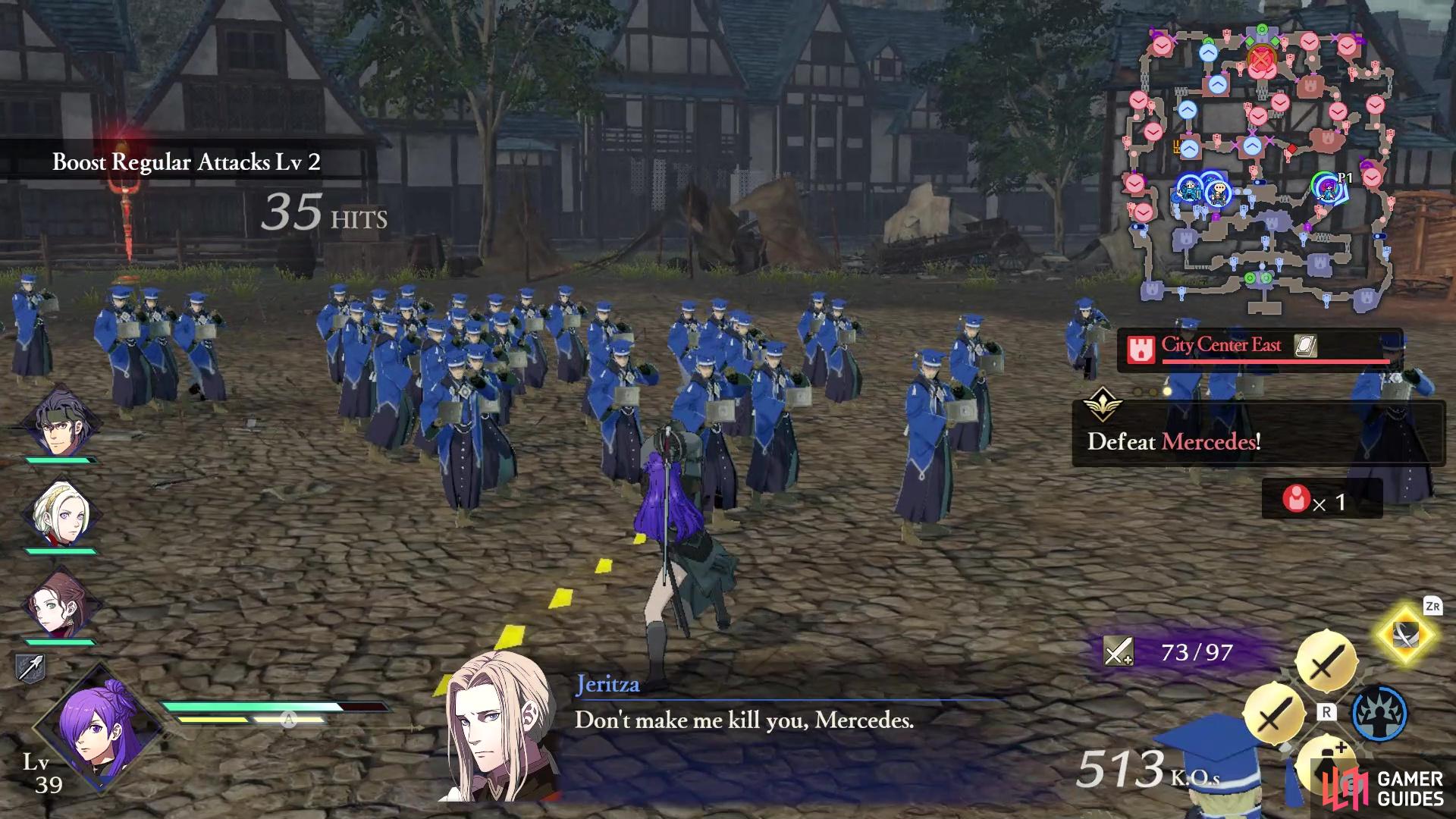 You will need Jeritz on the battlefield to recruit her