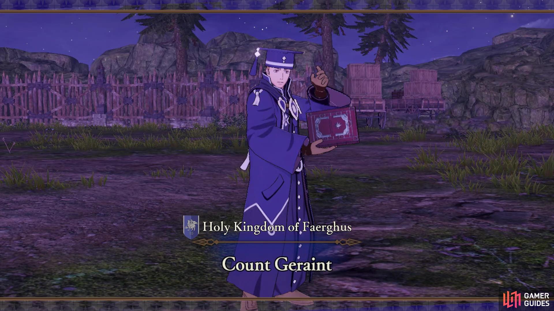 Geraint is a magic-user with a Tome