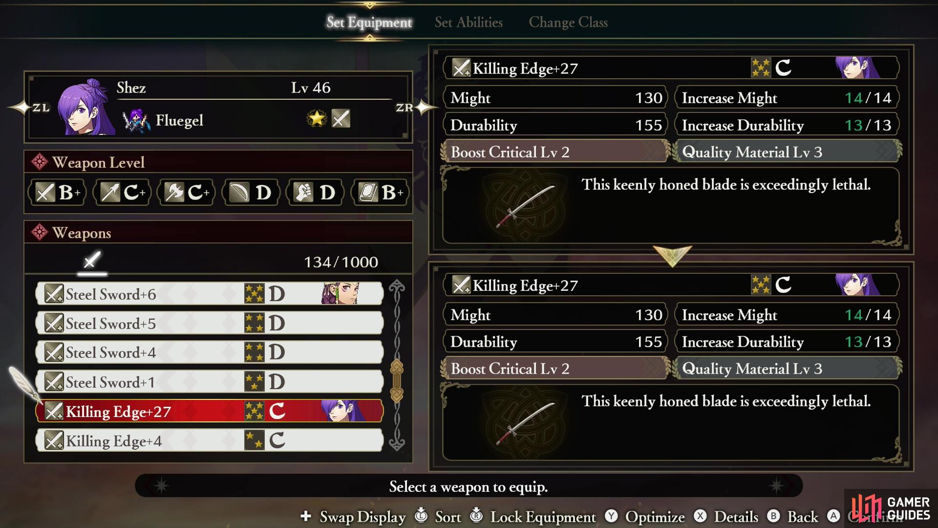 Durability functions like Magic Points in Fire Emblem Three Hopes - using Combat Arts and Magic will consume Durability.
