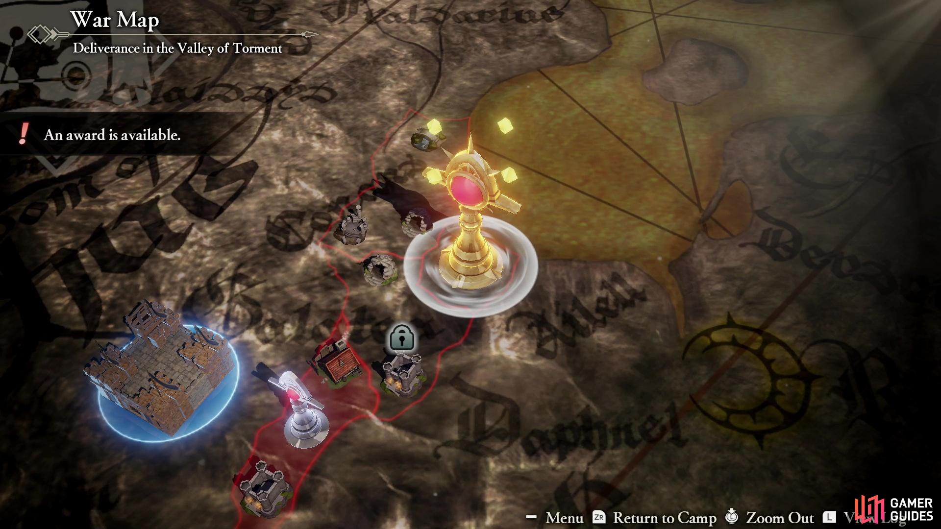The goal of most Chapters involves you reaching the region where the Main Quest battle is located.