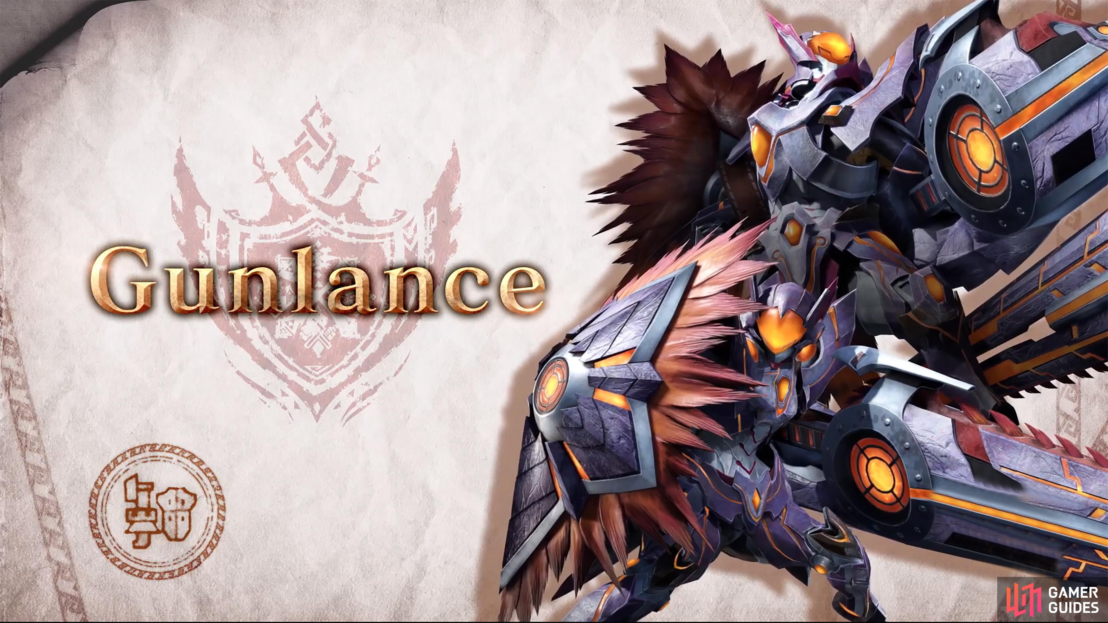 With a cannon attached to its lance, the Gunlance always makes an explosive entrance…