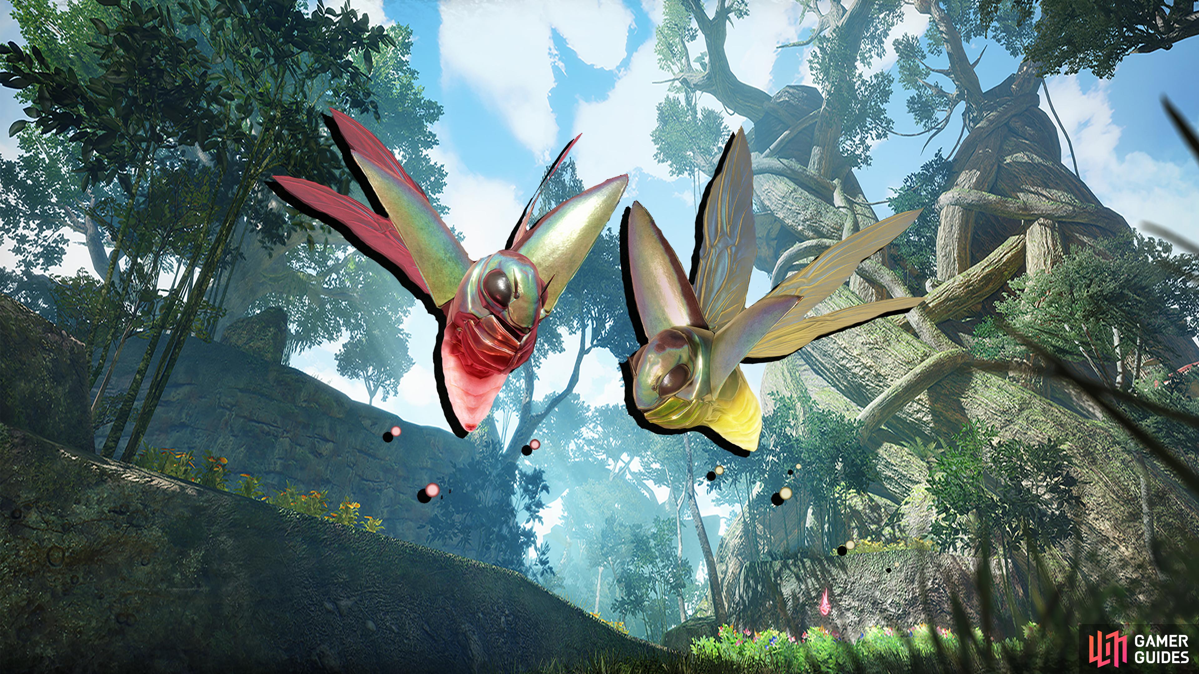 The Morphed Wirebugs is a new Endemic Life in Monster Hunter Rise: Sunbreak.
