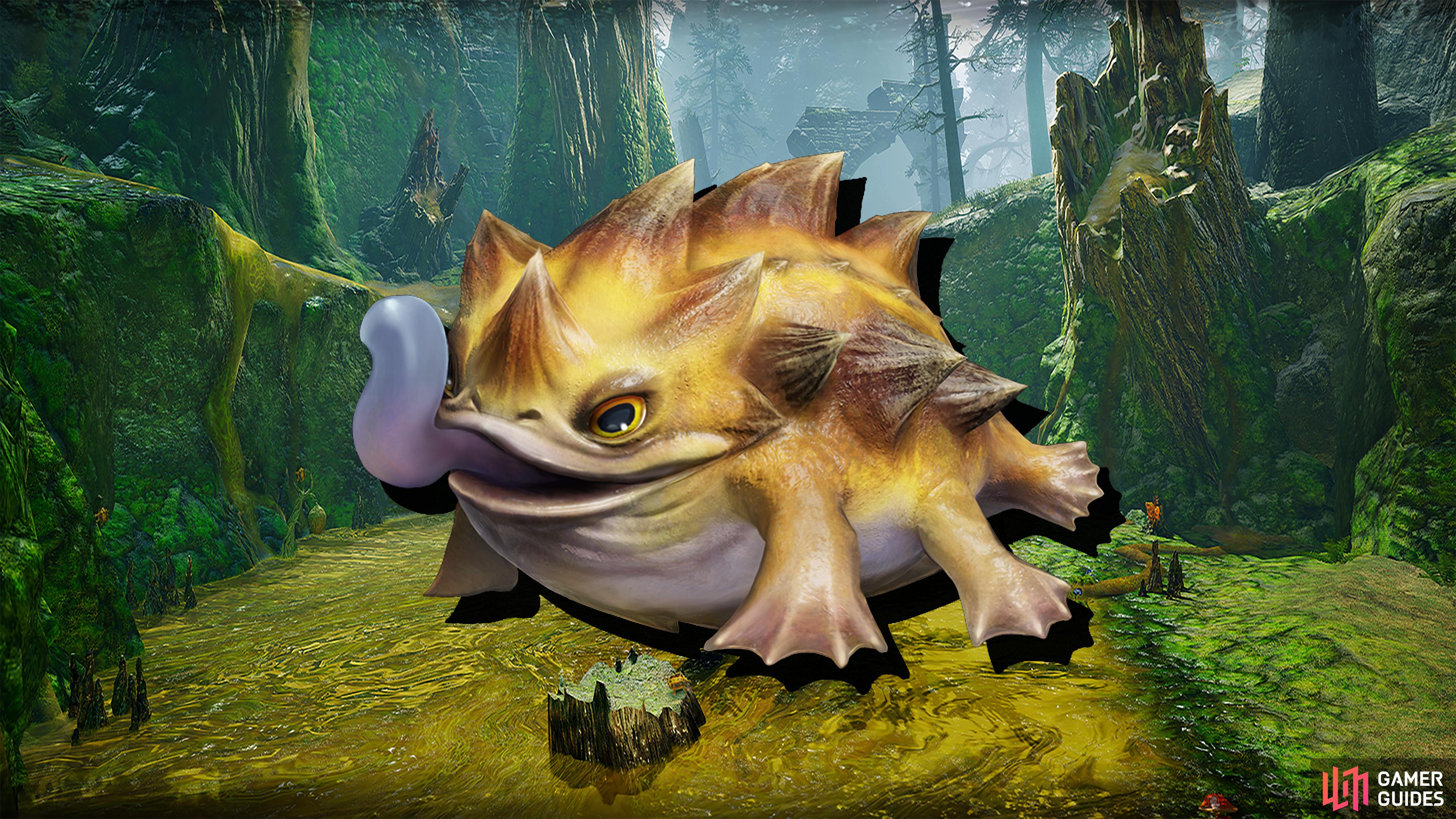 The Thornytoad is a new Endemic Life in Monster Hunter Rise: Sunbreak.