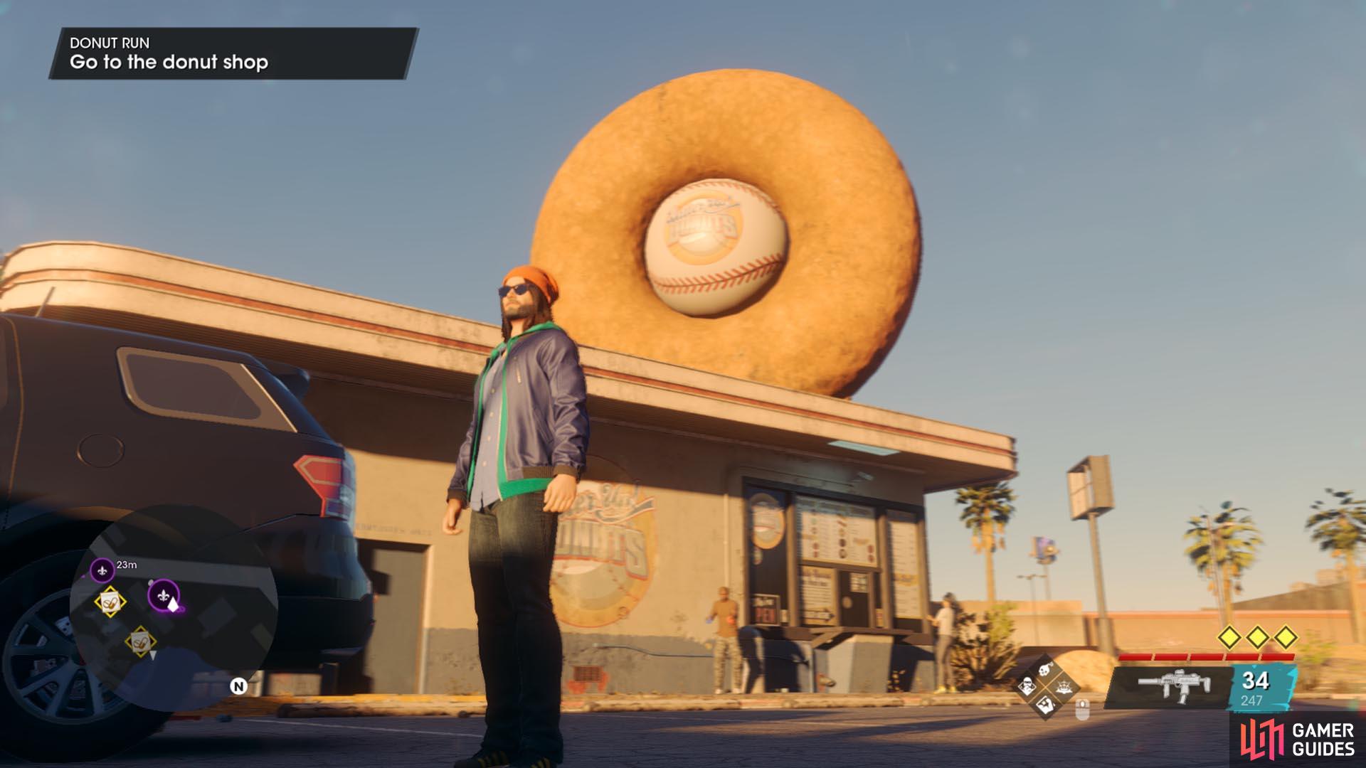 You need to grab some tasty donuts for the gang. Why is life not that simple when you are a Saint?