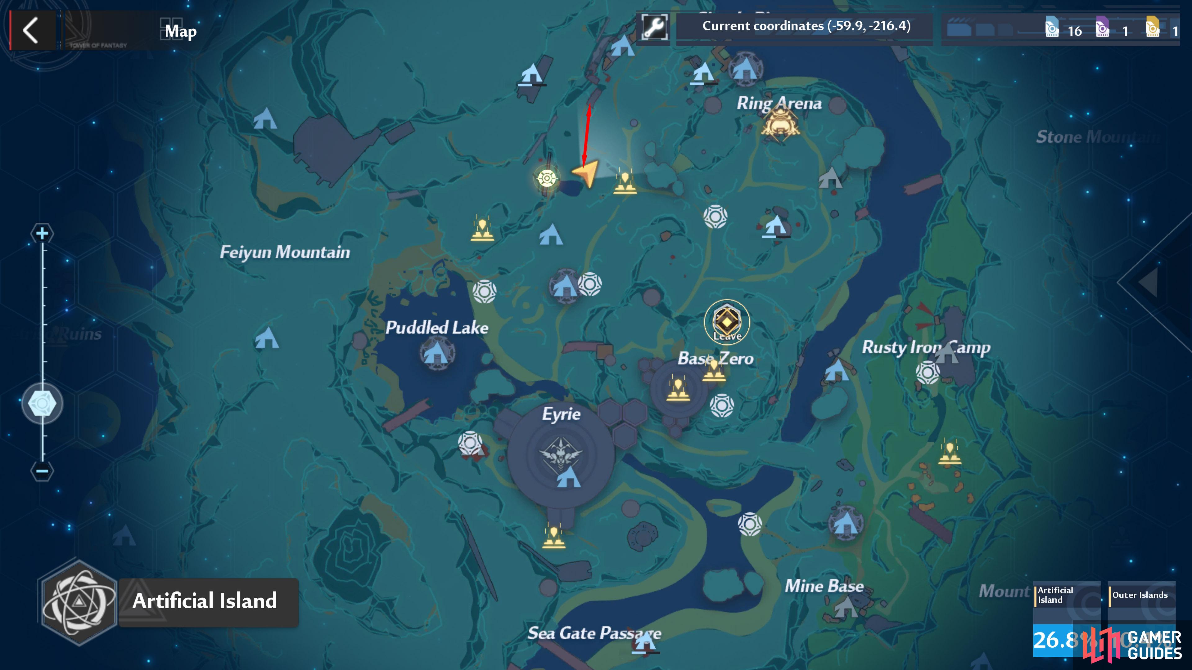 Tower of Fantasy map – locations, markers, and how to unlock