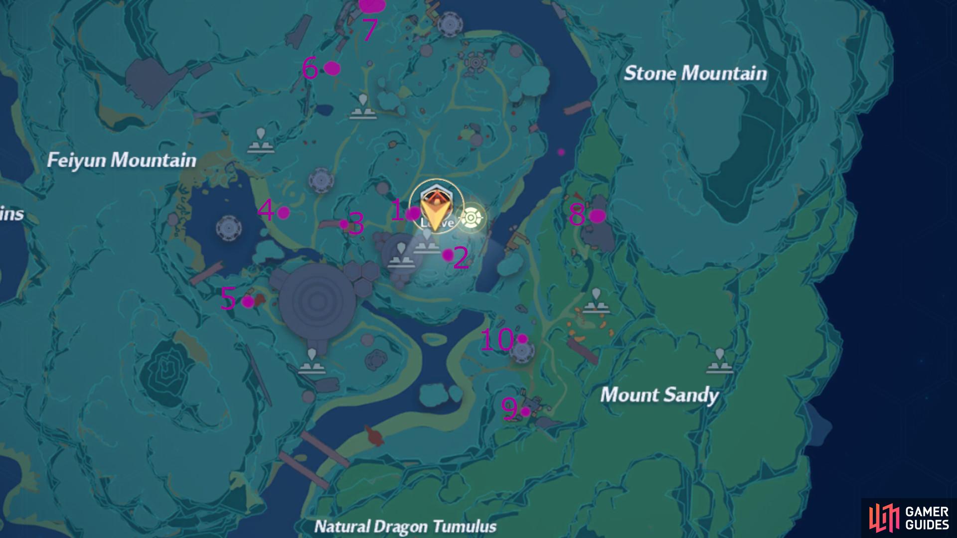 Aquí están todas las ubicaciones de los registros de desarrollo para Tower of Fantasy
