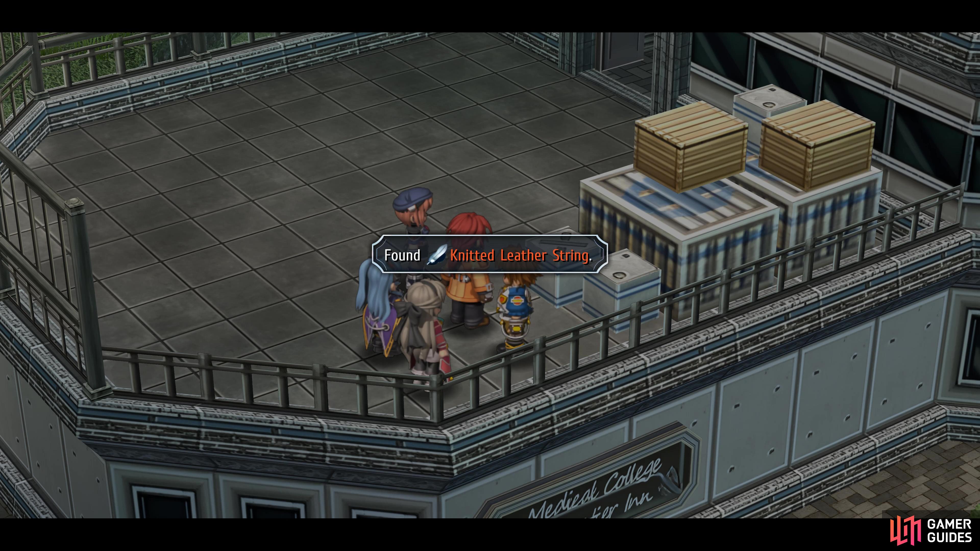 check the crates to find the final item.