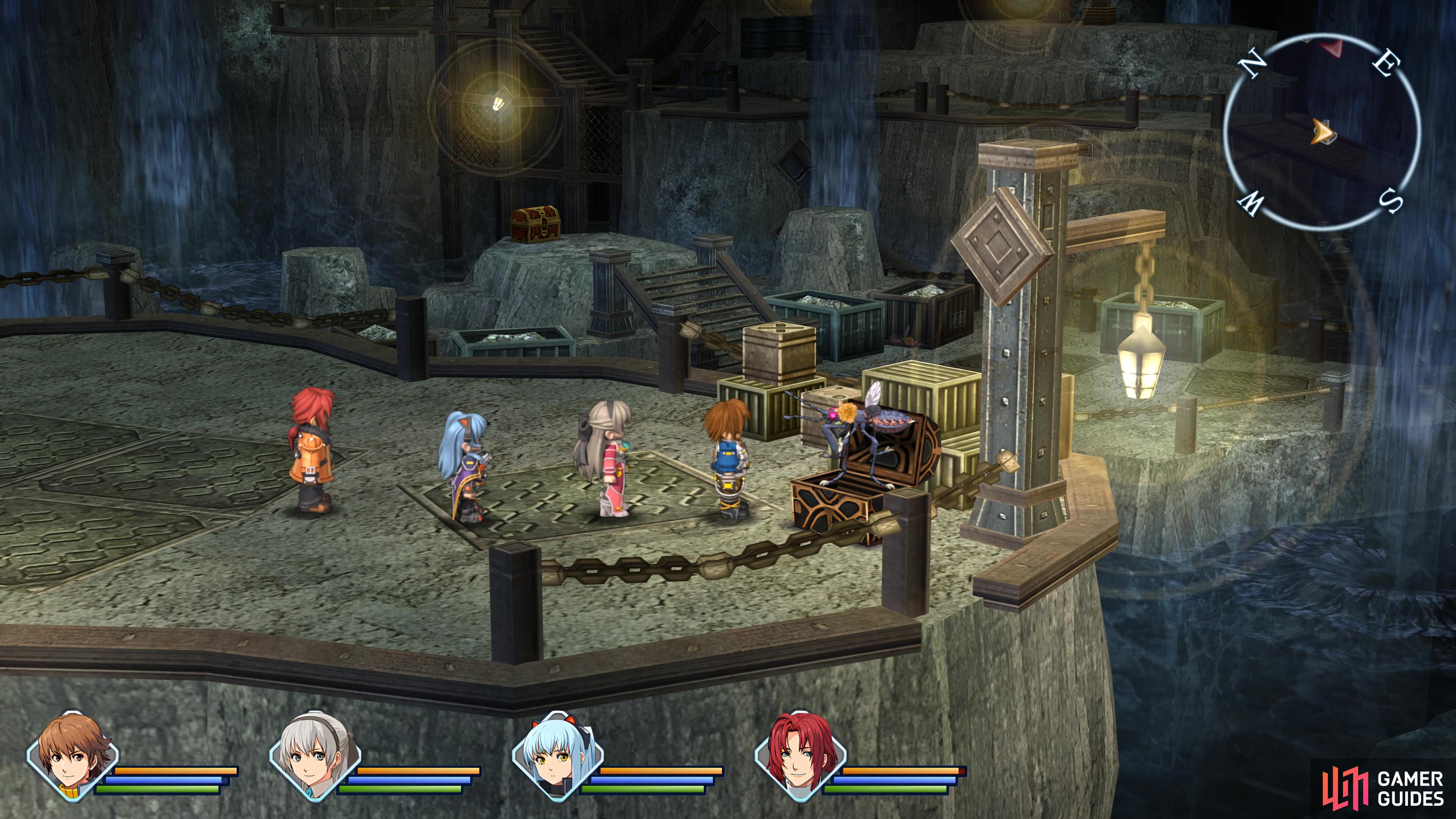 then follow the path to an area with a monster chest