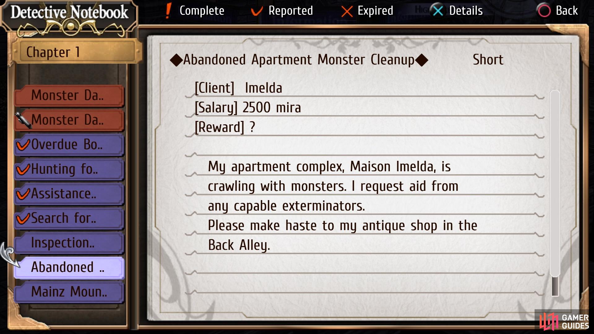 Looks like you're just going to clear the apartment of monsters
