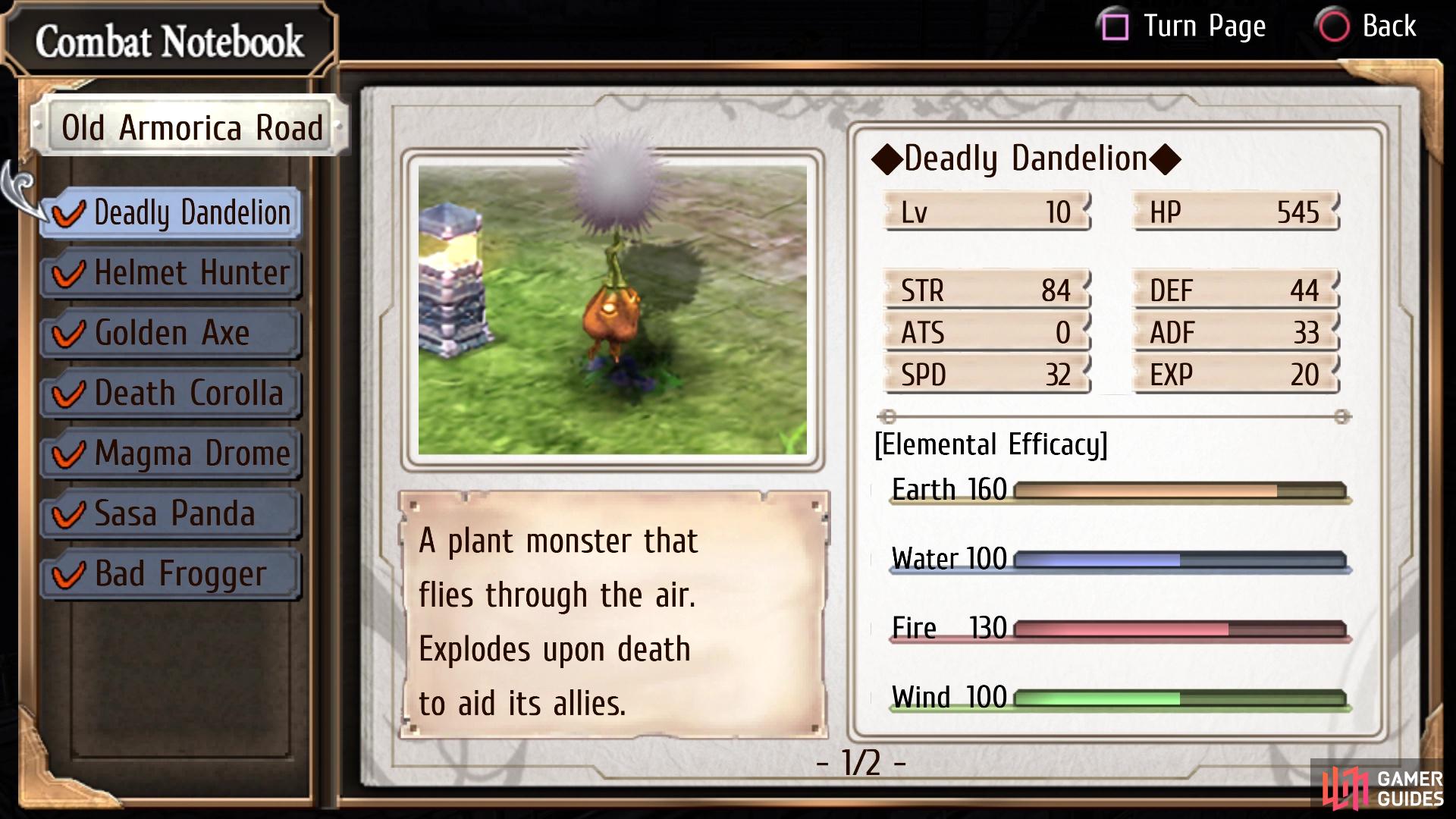 The Deadly Dandelion enemy