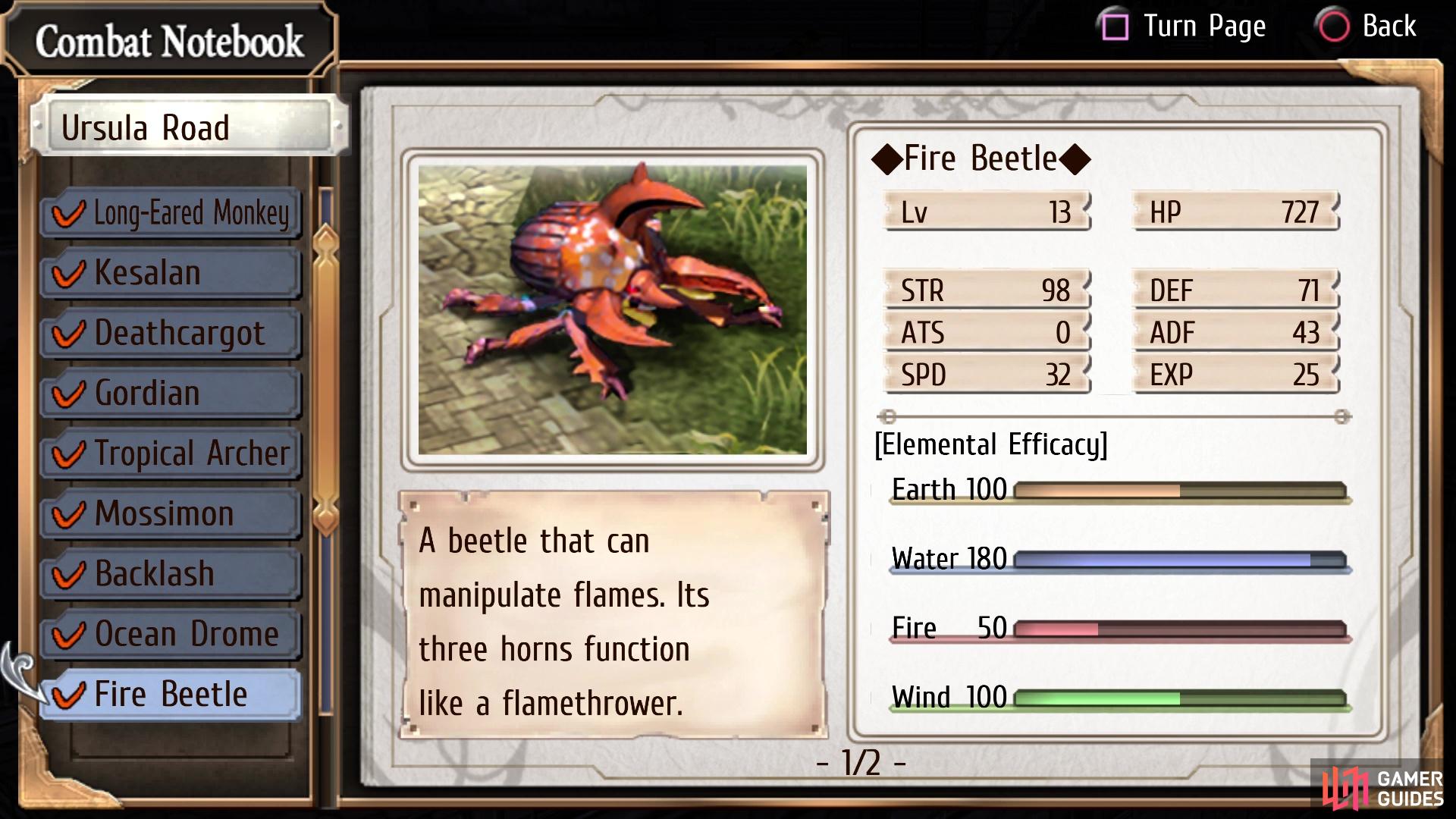 The Fire Beetle enemy