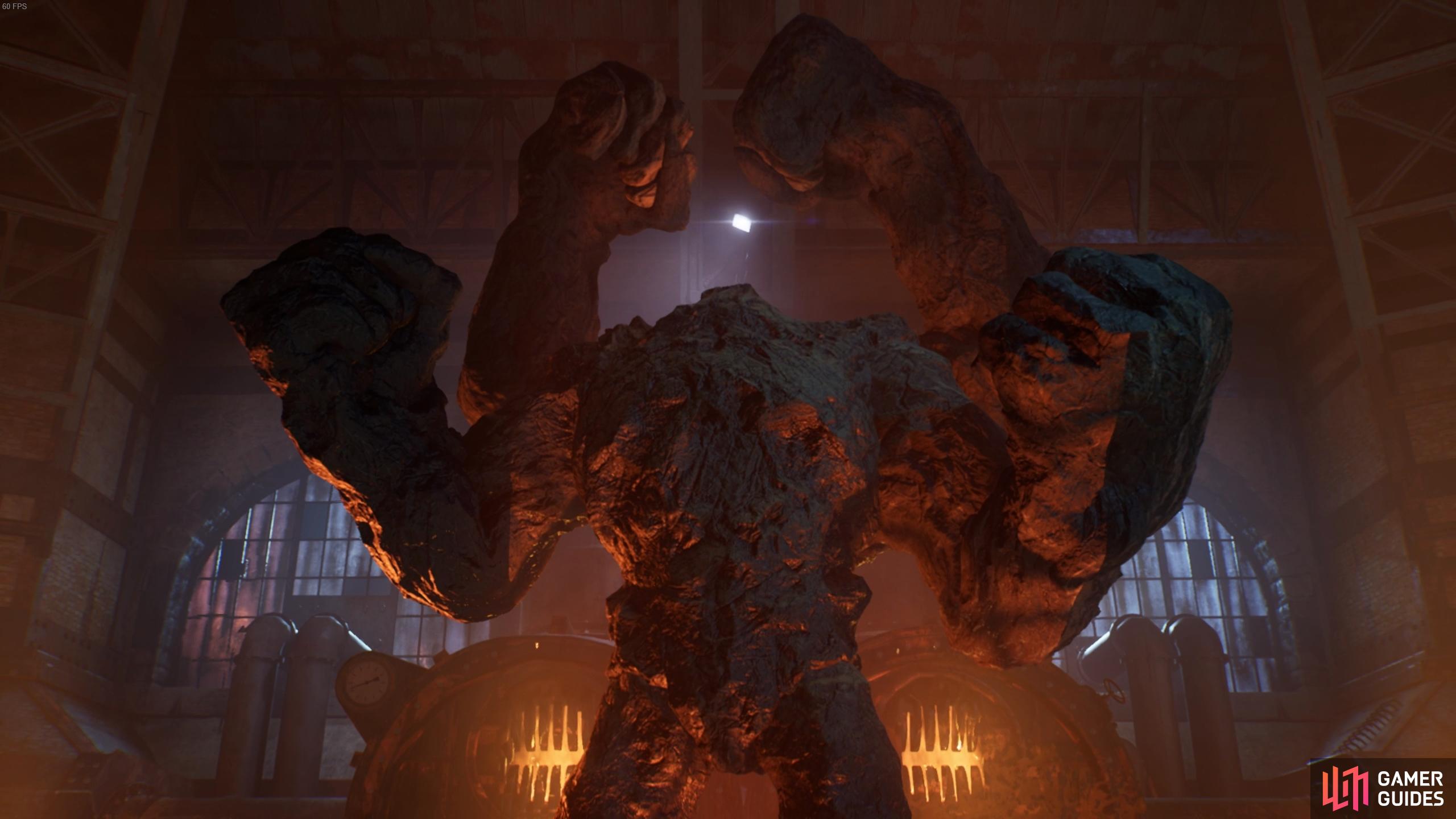 Clayface Boss Fight, Phase 2.