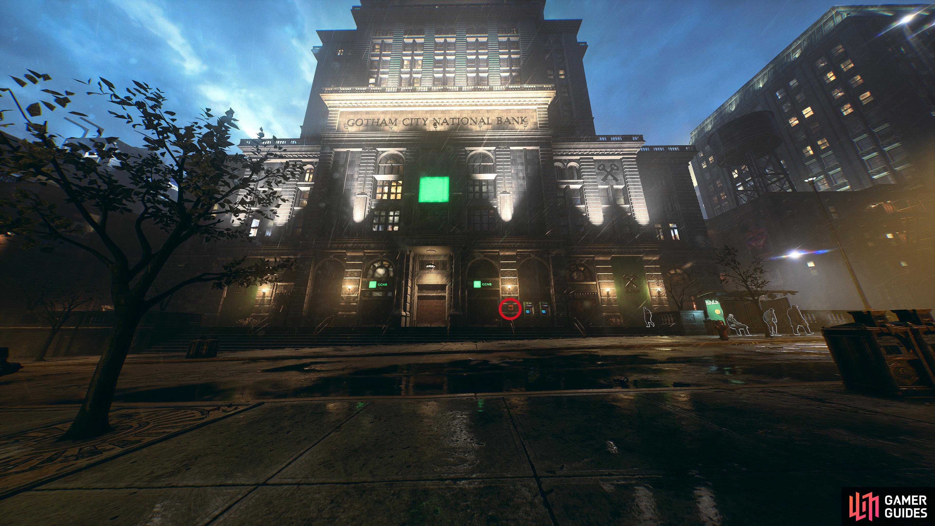 Gotham City National Bank.