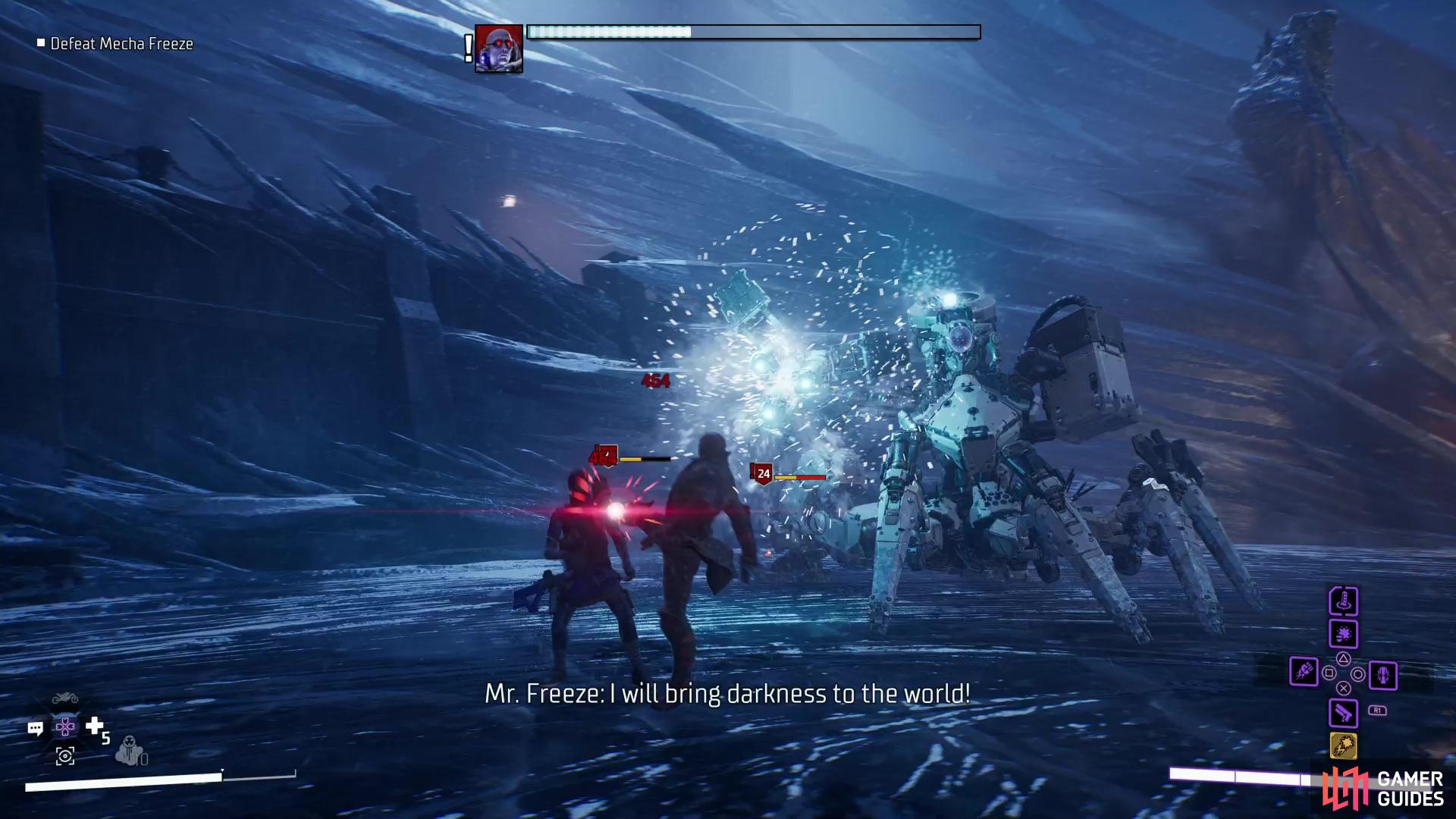 Gotham Knights Gameplay Shows Co-Op, Mr. Freeze Boss Battle - IGN