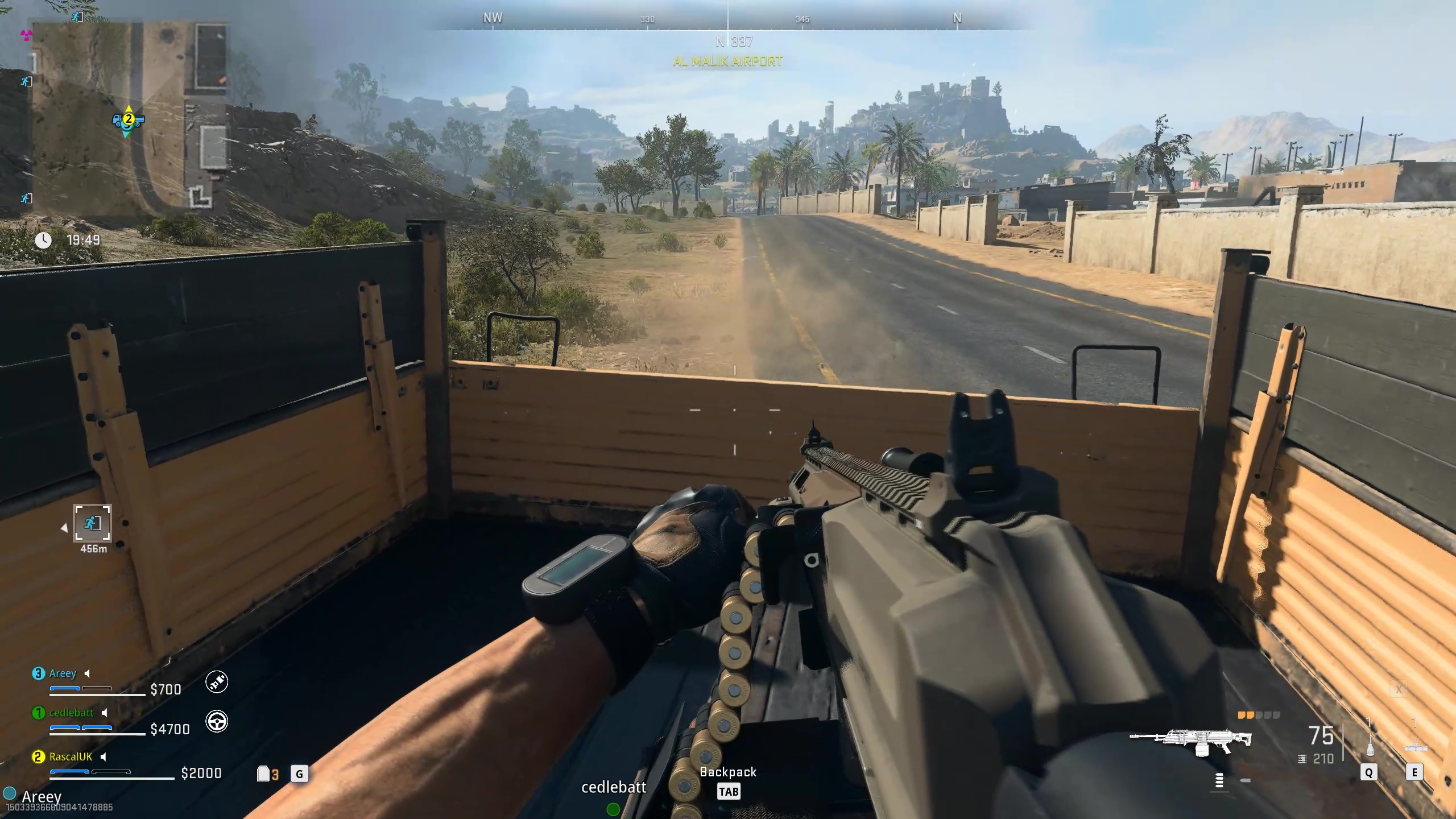 Riding in the back of a vehicle with your squad mates can be hugely exciting.