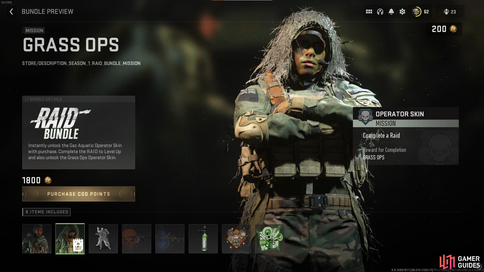 Completing a raid can reward skins and Operators, such as Gaz.