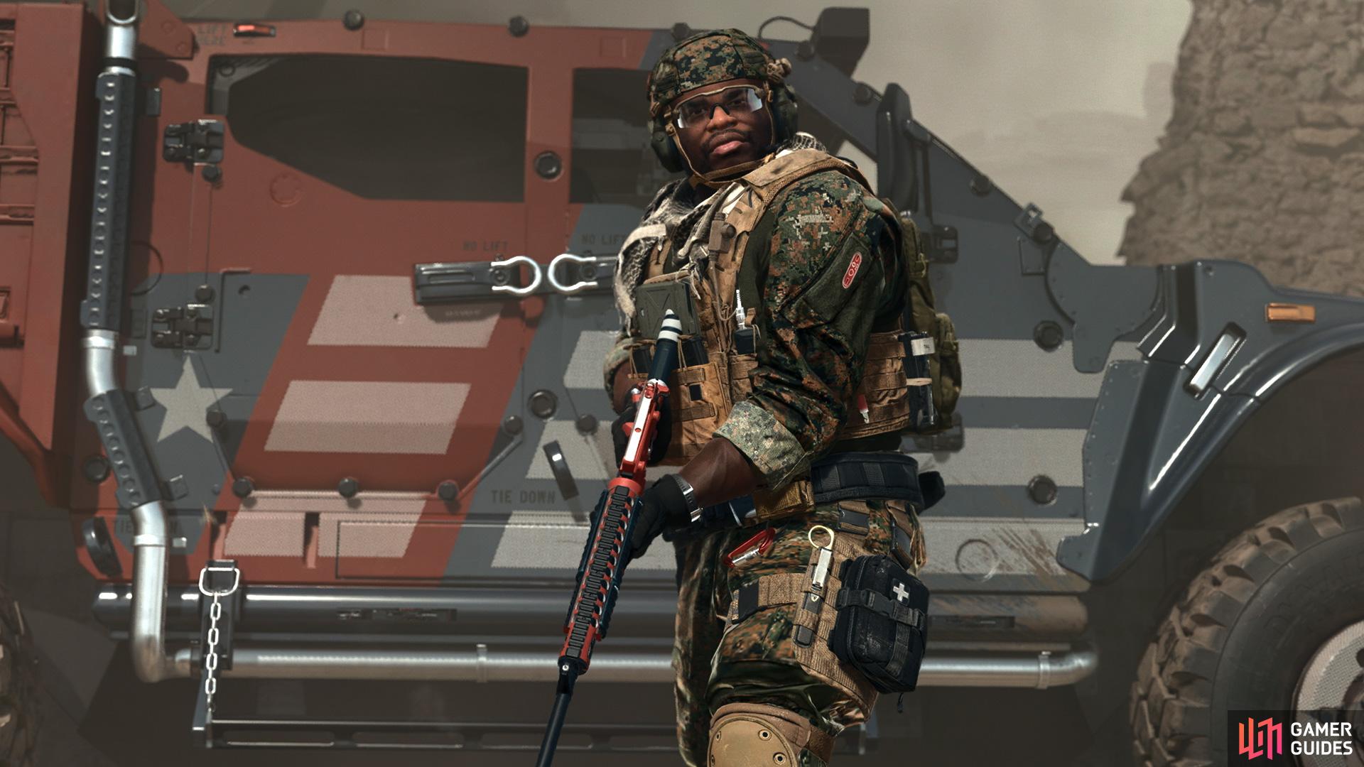 Operator Hutch gets a new Protector skin for use in-game.