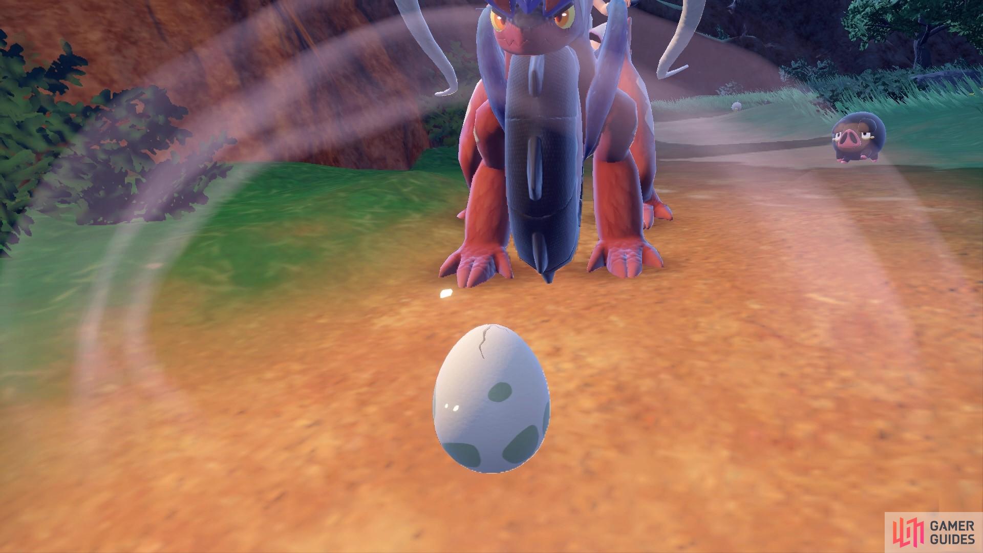 Walk around until your egg starts to hatch!