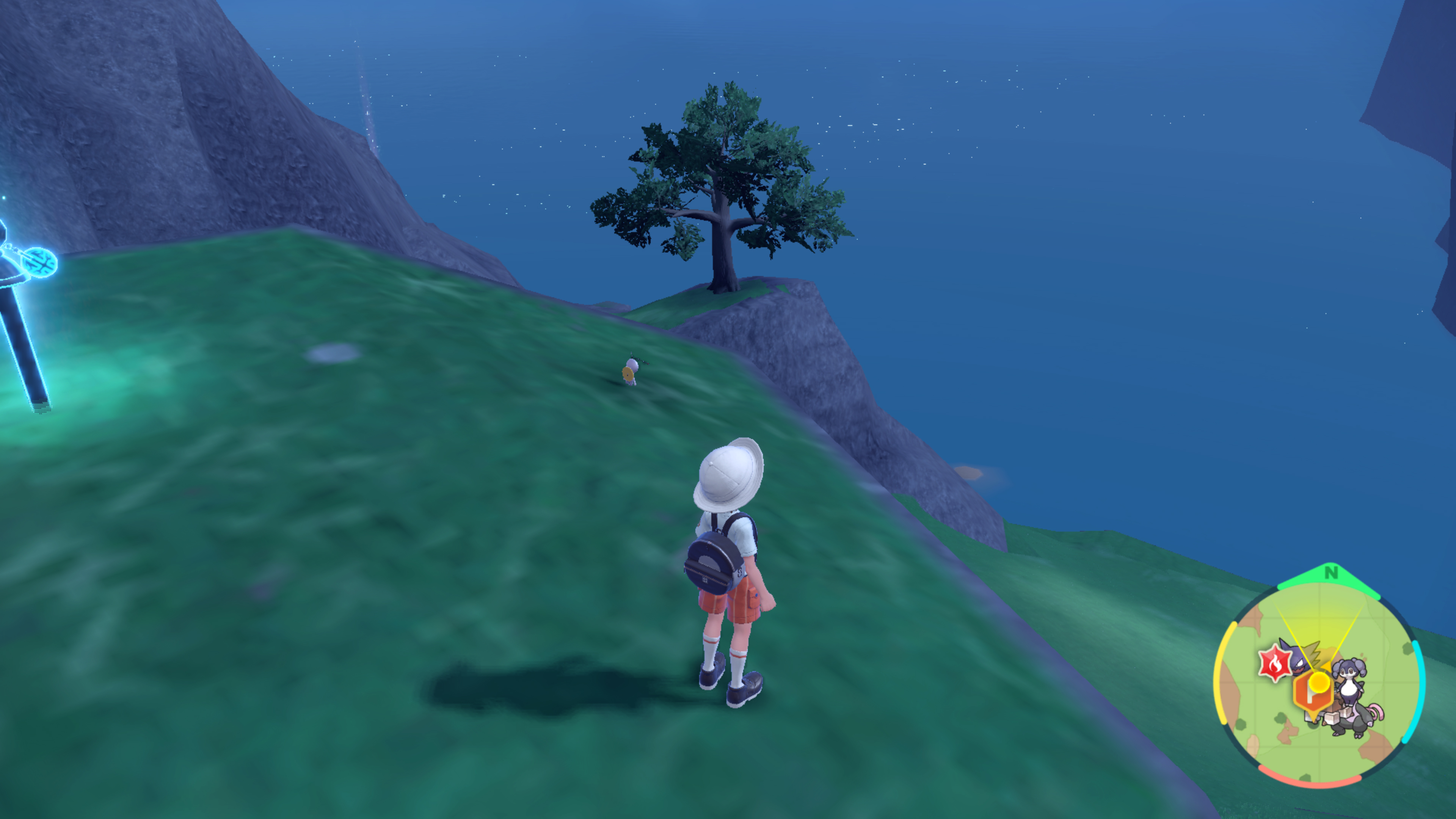 You can find Roaming Gimmighoul on the edge of cliffs