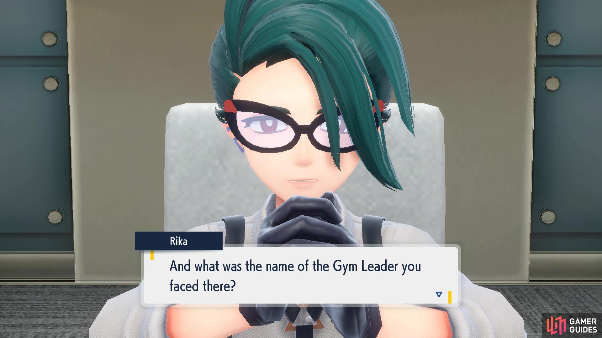 This question might catch you off guard! Do you remember which gym belongs to which leader?