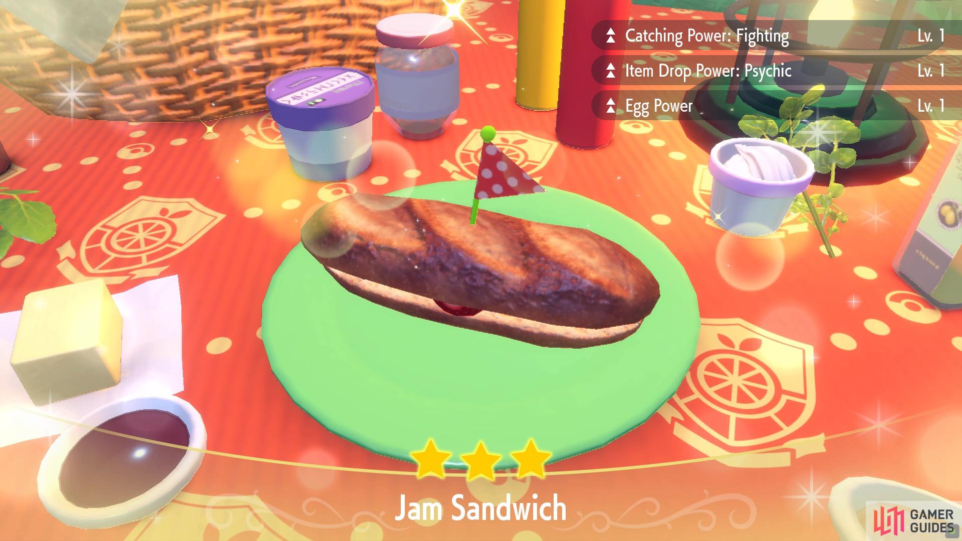 Fruit Sandwiches give you Egg Power, increasing your breeding rates.
