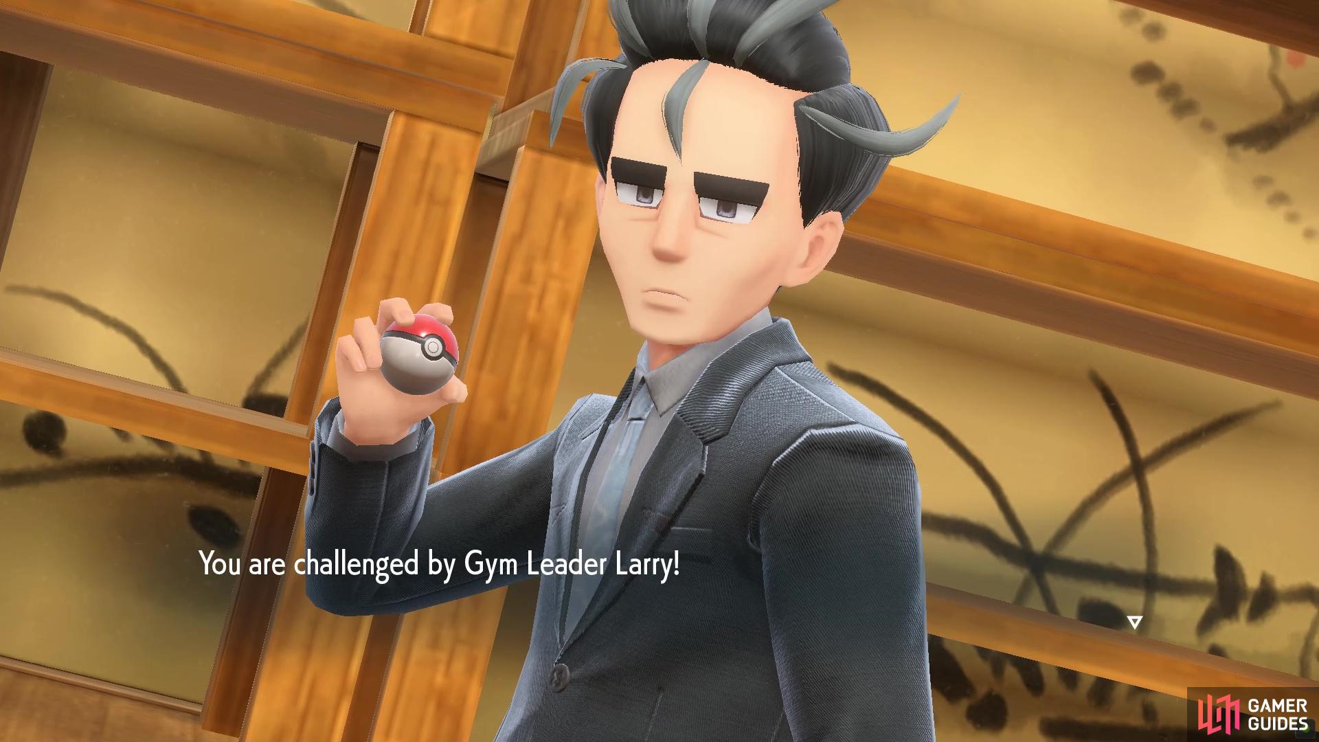Time to face Normal Gym Leader Larry.