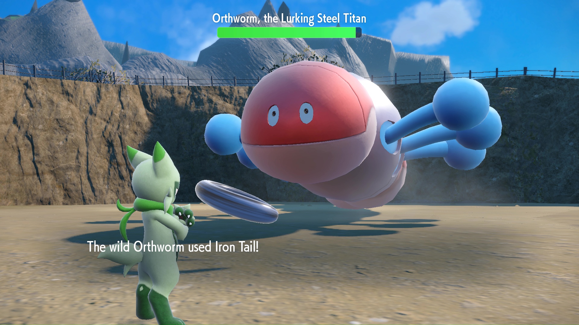 Orthworm can use Iron Tail