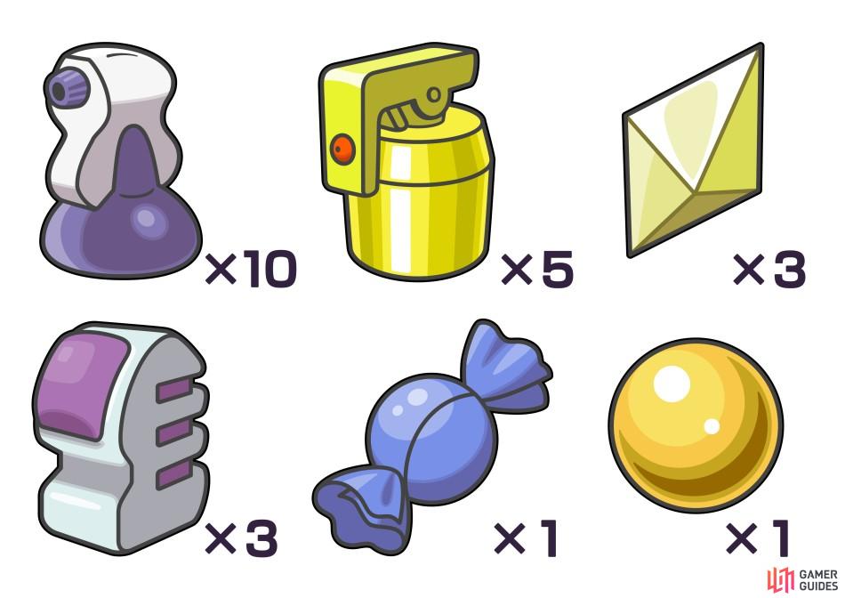 The items included in the Adventure Set. (Credit: The Pokémon Company)