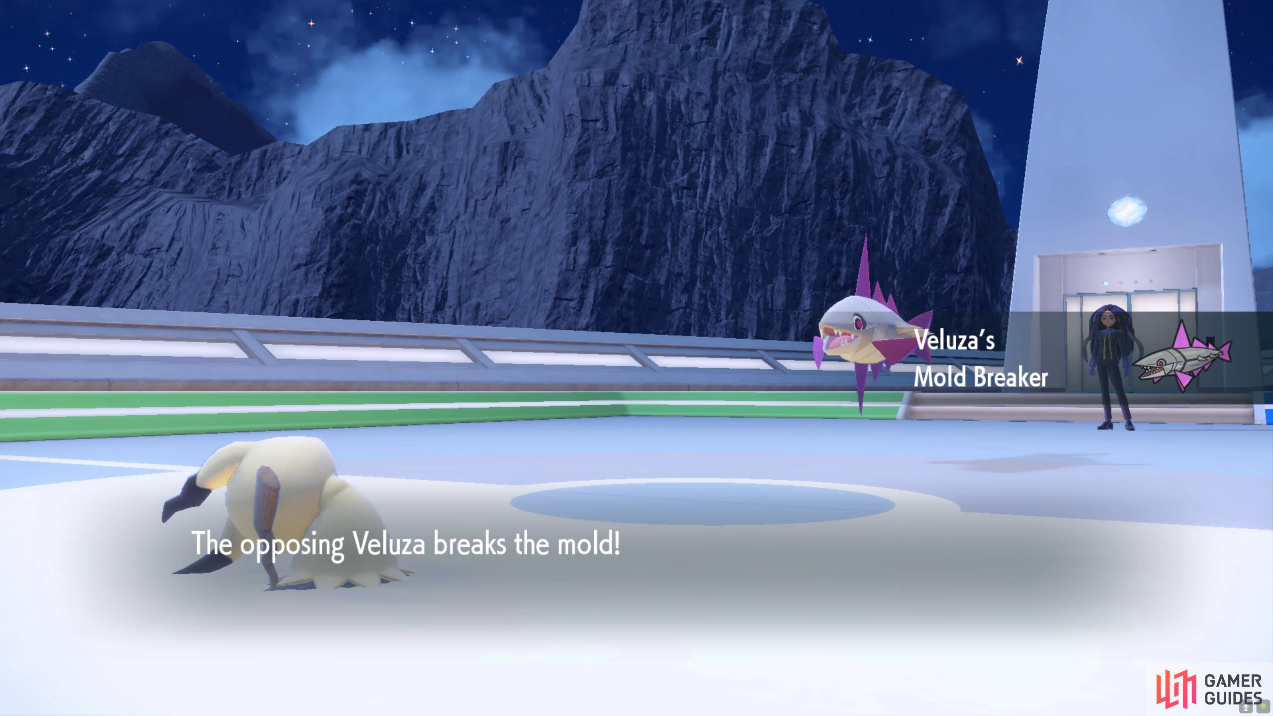There aren't many Pokémon that can resist everything Veluza is carrying.
