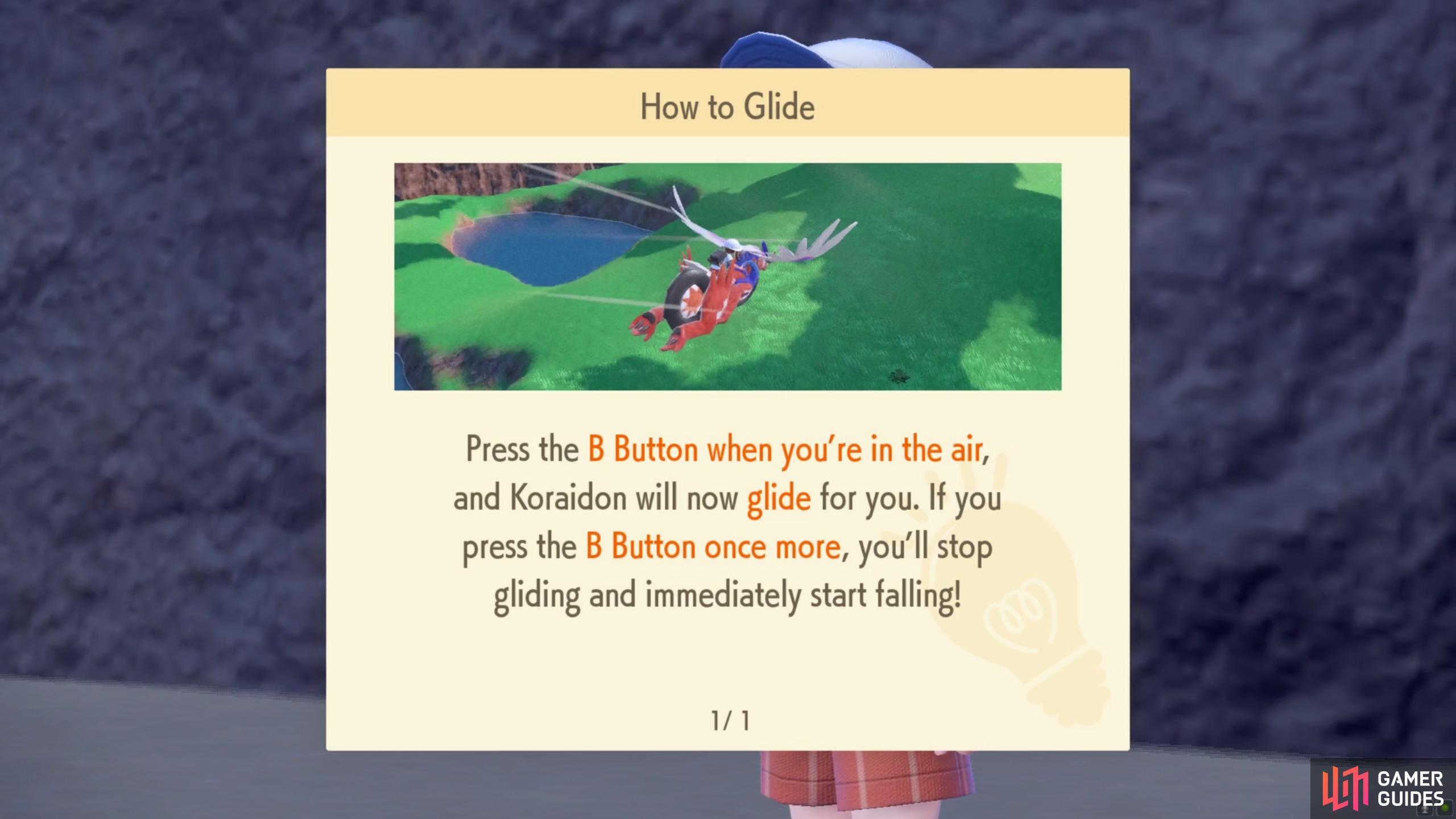 The Professor will teach you how to glide.