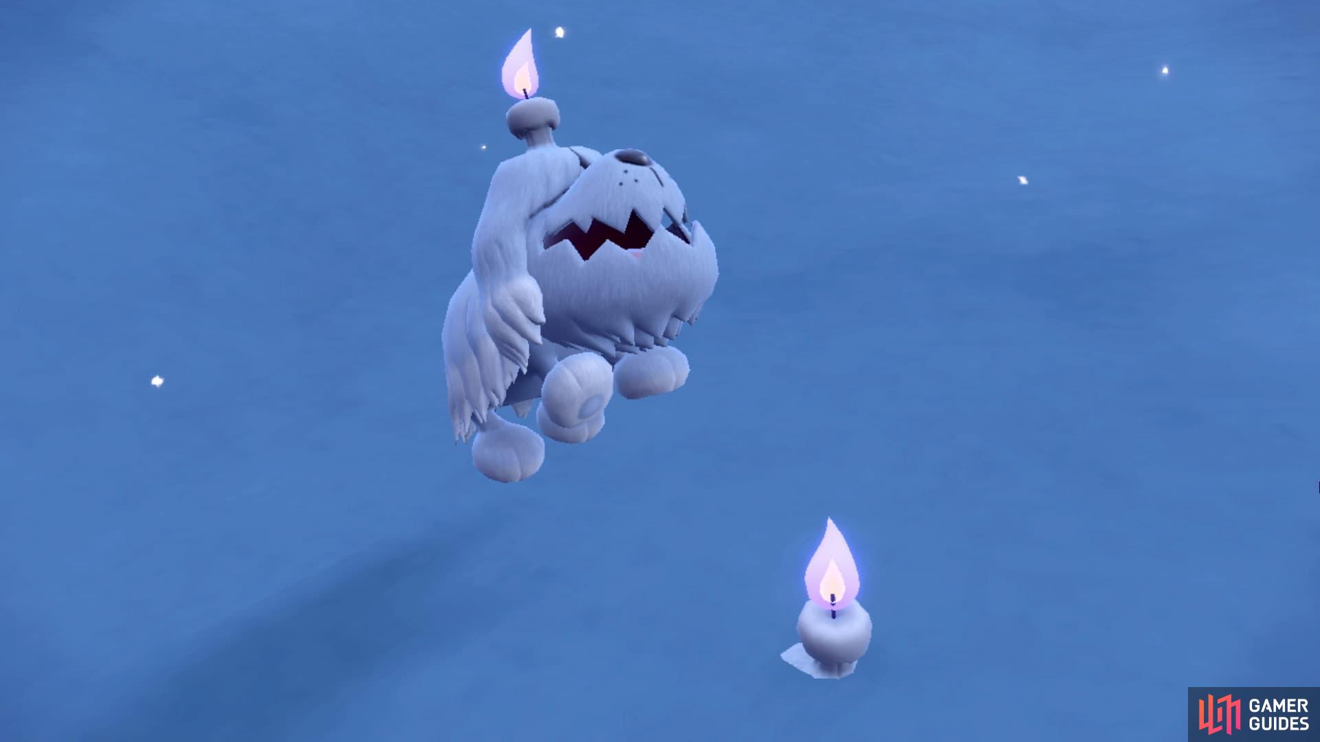 Greavard likes to hide underground, only revealing the candle on its head. (Credit: The Pokémon Company) 